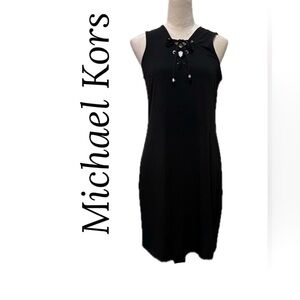 💖Front Lace Sleeveless Sheath Dress | Size 6